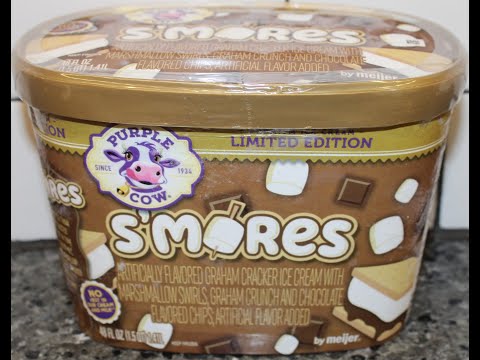 Purple Cow (Meijer) Ice Cream: S’mores Review