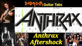 Aftershock - Anthrax - Guitar + Bass TABS Lesson