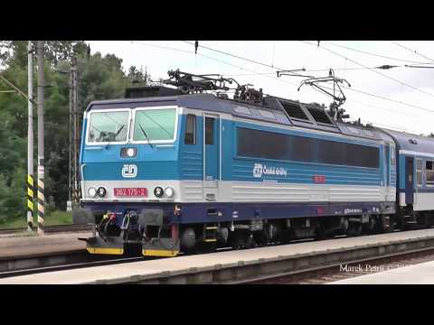 Elektrická lokomotiva 362.175-2 Eso - Odjezd z Kojetína