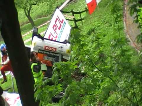 Chmielewski crash 37 Rajd Elmot 2009 - MATUFA
