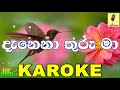 Danena Thuru Ma - Dinesh Gamage Karoke Without Voice