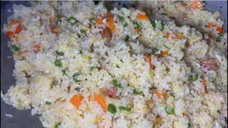 Fried rice with sausage _Eat 2Eat