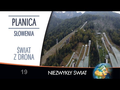 Świat z drona - Słowenia - Planica - 4K