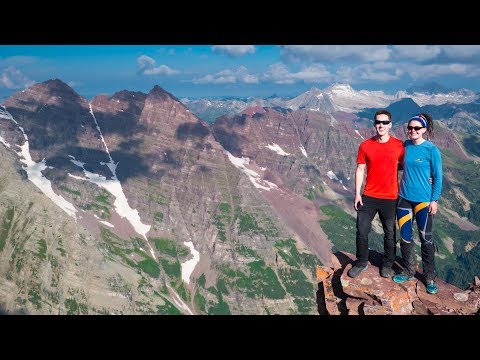 Katy's 14er Finisher -- Pyramid Peak in 4K