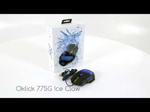 Миниатюра изображения товара Мышь Оклик 775G Ice Claw (черный)