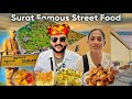 Surat Famous Street Food Tour Gopel Locho Raswala Khaman Chandan Omlete Dumas Beach More