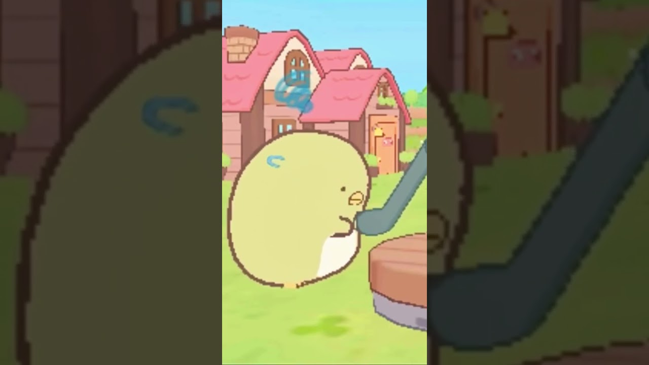 ペンギン？は何を一生懸命にやっているのでしょうか？