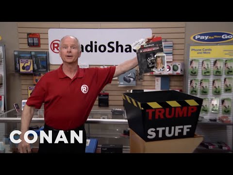 Radio Shack Will No Longer Sell Trump Products | CONAN on TBS