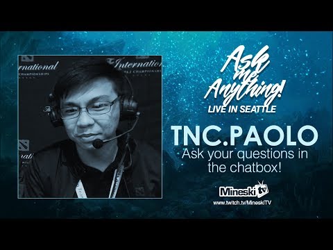 Ask Me Anything Live in Seatle | TNC.Paolo | The International 7 Dota 2 Championship | PH Coverage