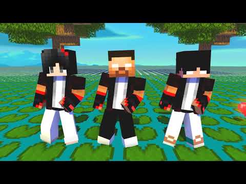 K2BE FAMILY SIMPLE DIMPLE FUNNY DANCE - MINECRAFT ANIMATIONS