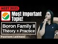 Most Important Topic Boron Family II Theory Practice NEET 2023 Poonam Lakhani