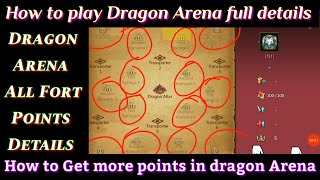 How to play Dragon Arena in Lords Mobile full details in Video how to collect points #lordsmobile