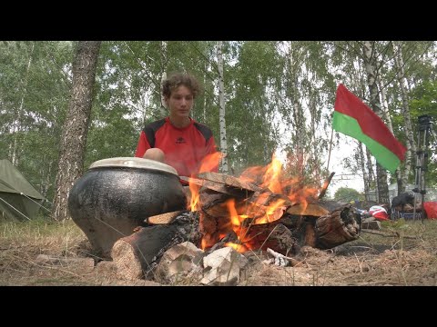 У Кармянскім раёне адкрыўся злёт падлеткаў видео