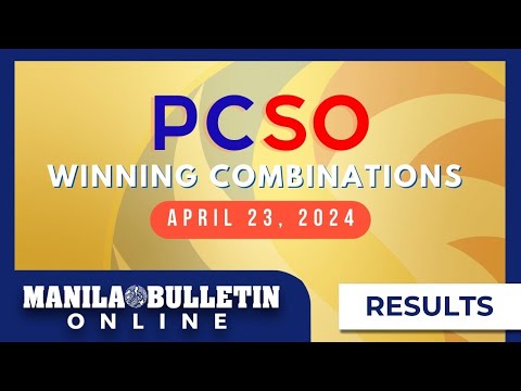 Lotto Draw Results, April 23, 2024 Ultra Lotto 6/58, Super Lotto 6/49, Lotto 6/42, 6D, 3D, 2D