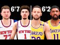 The NBA But Every Height Is A Team