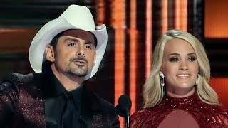 Carrie Underwood & Brad Paisley MOCK Trump During 2017 CMA Awards
