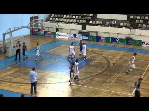 KK Partizan mladji pioniri 2001. prvaci Beograda utakmica sa Zemunom i dodela pehara