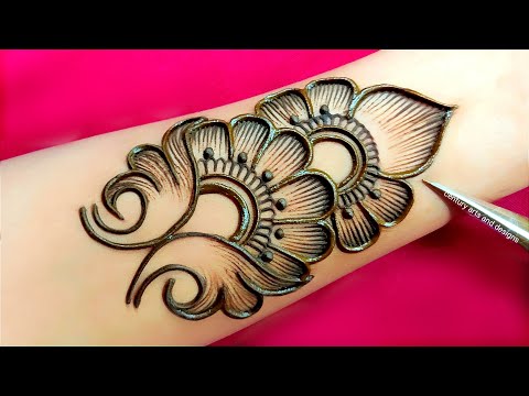 New stylish front hand mehndi design | Easy mehndi design | simple mehndi | mehandi design | Mehndi