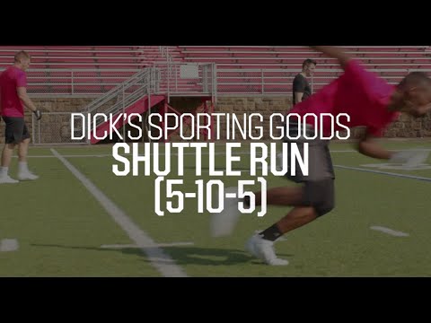 Football Drills: 5-10-5 Shuttle Run