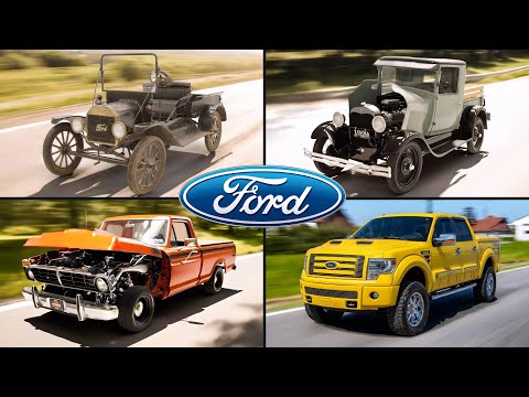Ford Pickup Evolution (1915-2025)
