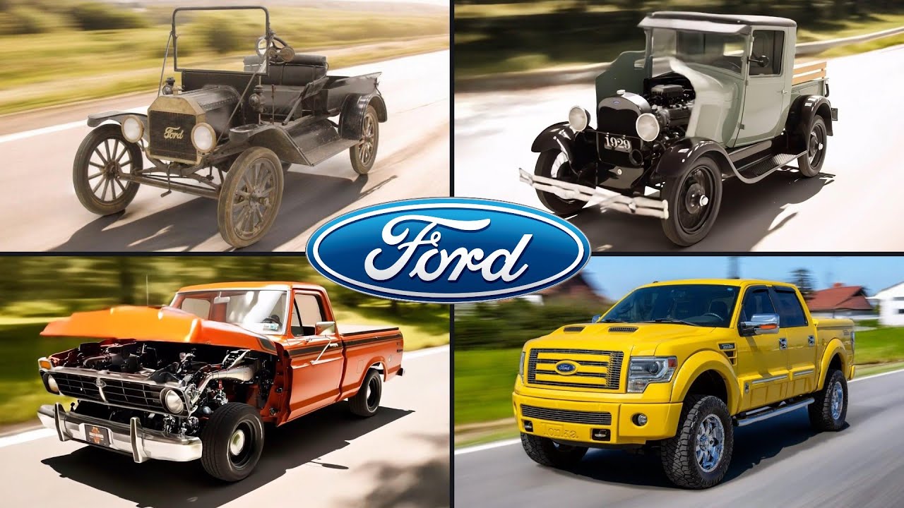 Ford Pickup Evolution (1915-2025)