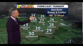ABC11 Eyewitness News Afternoon Weather Forecast, Thursday, January 2nd, 2014