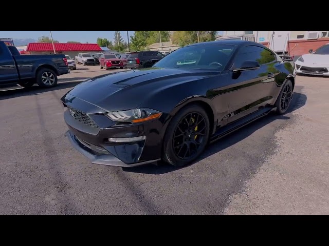 2018 FORD MUSTANG COUPE 4-CYL, ECOBOOST, 2.3T ECOBOOST PREMIUM COUPE 2D