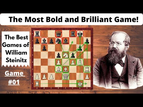 The most Bold and Brilliant Game! Steinitz vs Mongredien London 1862 Game 1 Atul Dahale