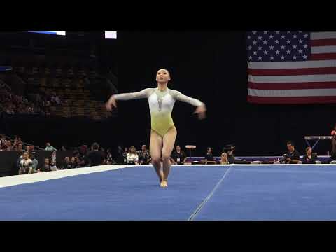 Kara Eaker – Floor Exercise – 2018 U.S. Gymnastics Championships – Senior Women Day 2