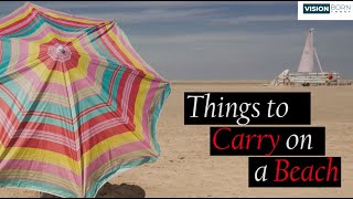 Things To Carry On A Beach