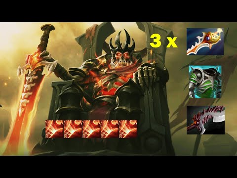 UND.Timado - Wraith King - 3 x Rapier Safelane - Dota 2 Pro Gameplay.