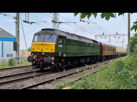 Class 47815 & 40145 DIT, 5Z40. Dudley Port, 11/6/23