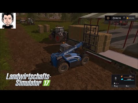 LS17 PS4 Goldcrest Valley # 83 Stroh verladen Landwirtschafts Simulator 17