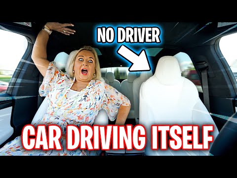 Tesla Drives Itself Prank on MUM (Summon Mode)