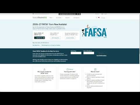 2026-2027 FAFSA Walkthrough Guide for Dependent Students, Contributors, and Independent Students