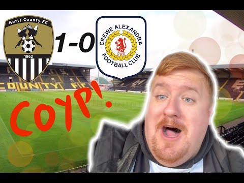 Notts County 1-0 Crewe - No Penalty to save you this time !!