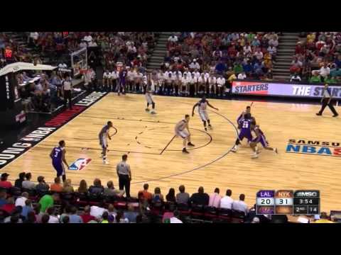 D'Angelo Russell vs New York Knicks SL 2015.07.13 - 8 points