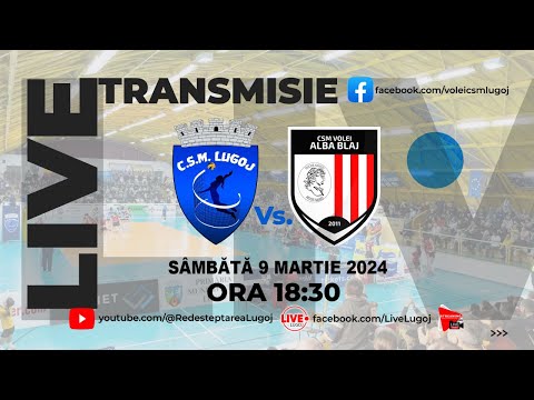 Transmisie LIVE! CSM Lugoj vs. CSM Volei Alba Blaj - Divizia A1 feminin
