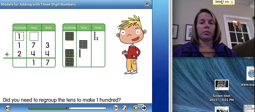 Models for adding 3 digit number lesson