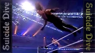 Undertaker Top 10 - Suicide dive (Most dangerous dives)