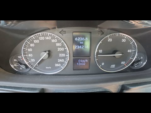 Mercedes C220cdi W203 acceleration 0-150 km/h