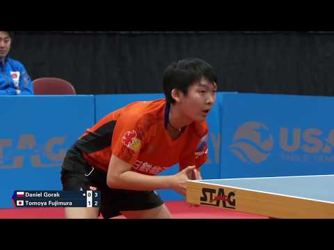 2019 Seamaster US Open TT Championships - Mens Singles - Semi Final - Tomoya Fujimura v Daniel Gorak
