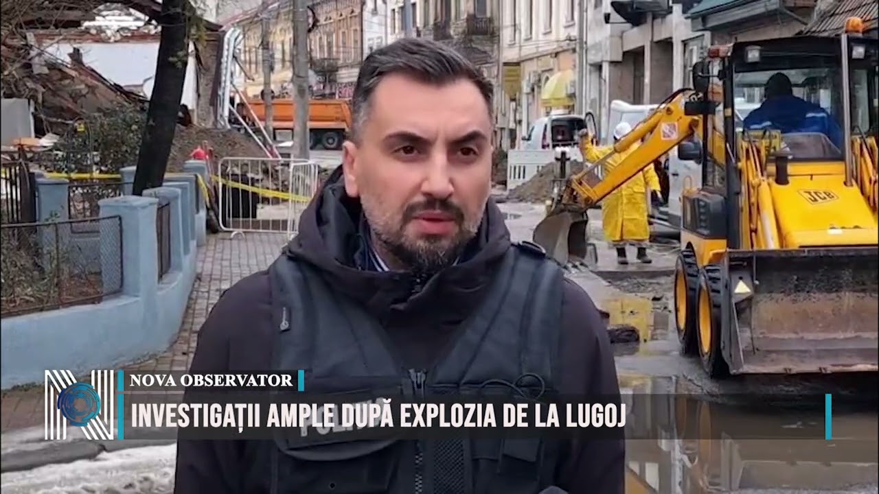 O CONDUCTĂ DE GAZ FISURATĂ A PRODUS EXPLOZIA DE LA LUGOJ