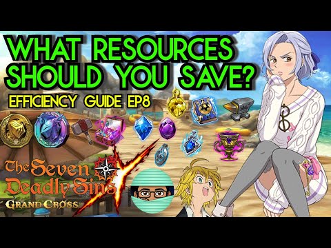 What Resources to Save Long Term & What to Use Right Away in Seven Deadly Sins Grand Cross Global