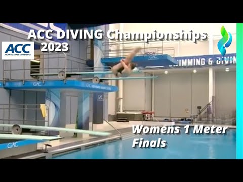 2023 ACC championships Womens 1 Meter Diving Finals - college diving
