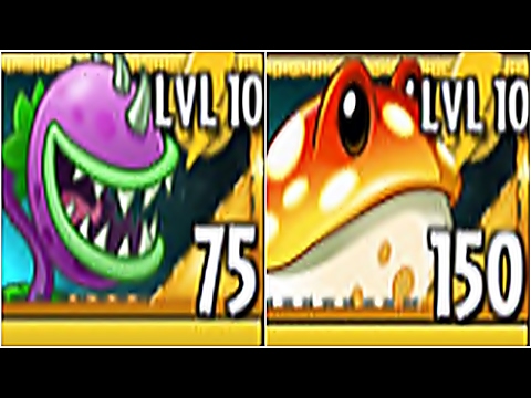 TEAMS Chomper Max Level Up Vs Toadstool Pvz 2 in Plants vs. Zombies 2: Gameplay 2017