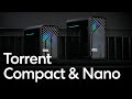 Fractal Design Boîtier d’ordinateur Torrent Nano RGB TG Light Tint Noir