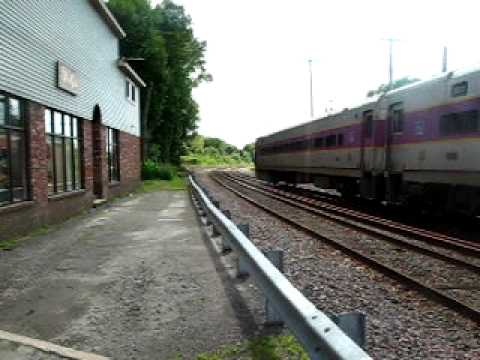 The first MARC unit in MBTA service!! But with some stupid drivers and people!!! AMAZING!!!!