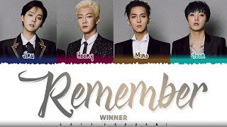 WINNER – 'REMEMBER' Lyrics [Color - YouTube