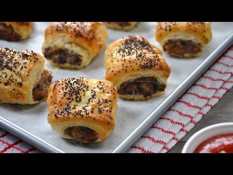 How to make Sausage Rolls, Apple & Blackpudding Flavour.